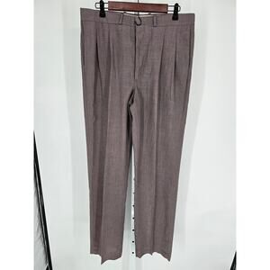 Wolf by Farah Men's Purple Hook Closer Belt Loop Pockets Pant Size 35x34